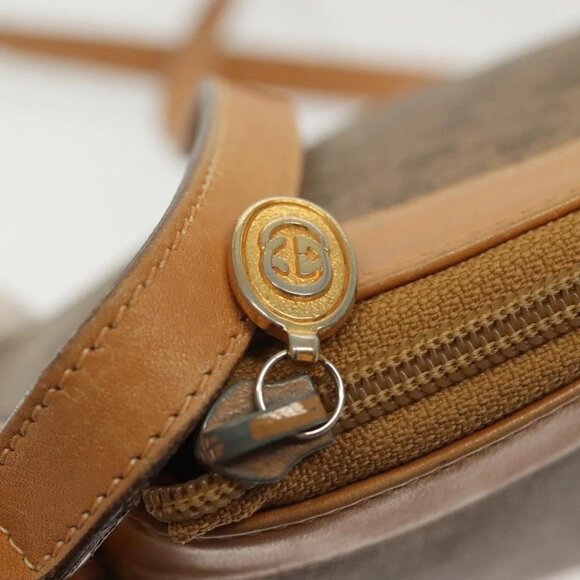 GUCCI Micro GG Supreme Shoulder Bag PVC Beige Gold Auth ki5912 - Picture 9 of 16